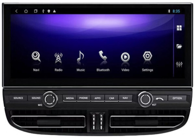 Магнитола Porsche Cayenne 958 2010-2016 (вместо PCM3) на Android 12, 4G - Parafar PF955L12P3