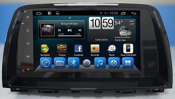 Штатное головное устройство Mazda 6 2012-2014 на Android 8.1 Carmedia YR-9016-S9