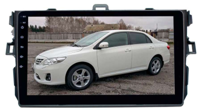 Штатная магнитола для Toyota Corolla 2007-2012 г. LeTrun 2664-3273 9 дюймов NS 2+16 Gb MTK-L Android 10.x DSP ++