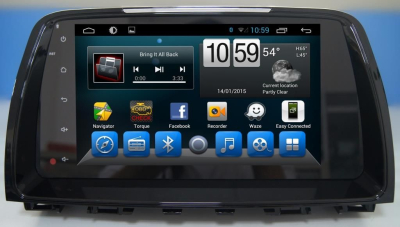 Штатное головное устройство Mazda 6 2012-2014 на Android 8.1 Carmedia YR-9016-S9