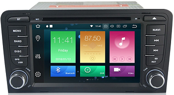 Штатное головное устройство Audi A3, S3, RS3 2003-2011 на Android 10 Carmedia MKD-A789-P6N