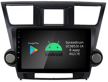 Штатная магнитола Roximo RI-1122-8 для Toyota Highlander 2, 2007-2014 на Android 12 (8/128Gb)