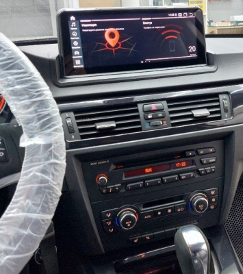 Монитор 10.25" для BMW 3 (E90) 2005-2013 (без штатного экрана) на Android 12, 4G, Carplay - Parafar PF5273a128/128