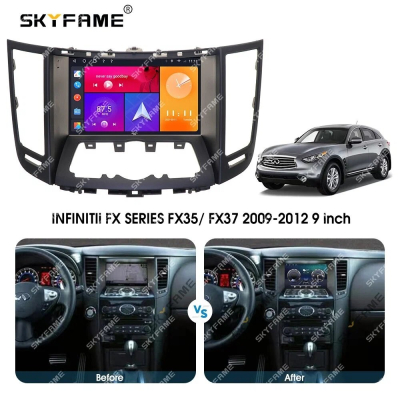 Штатная магнитола для Infiniti FX35 2008-2013, QX70 2013-2018 на Android 10, DSP, HDMI, Интерьерная подсветка - Carmedia SF-9828-1-D