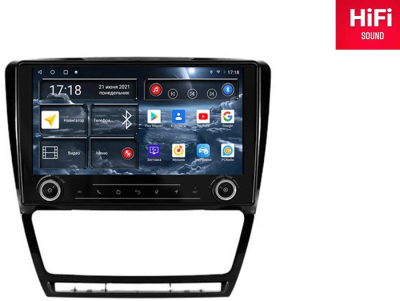 Автомагнитола штатная Redpower K75005B на Android 10 для Skoda Octavia A5 (02.2004-04.2013) Климат