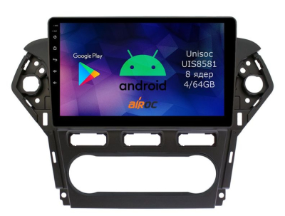 Штатная магнитола для Ford Mondeo 4, 2010-2015 (климат) на Android 14 - Airoc RMN-1713A