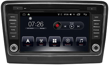 Штатное головное устройство Skoda SUPERB 2009-2013 на Android 6.0 CARMEDIA T10-830 Штатное головное устройство Skoda SUPERB 2009-2013 на Android 6.0 CARMEDIA T10-830