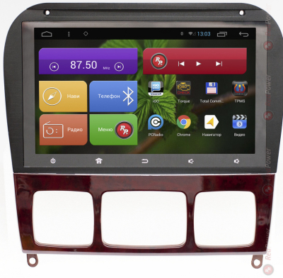 Штатное головное устройство RedPower 31350 IPS DSP на Android 7.0+ для автомобилей MERCEDES-BENZ S-Class W220