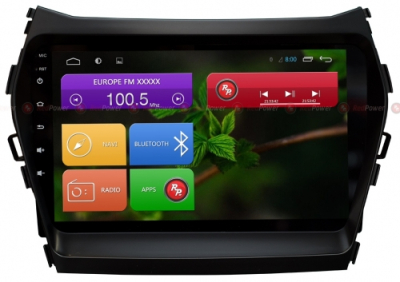 Штатное головное устройство RedPower 31210 R IPS DSP на Android 7.1+ для Hyundai Santa Fe 2012+