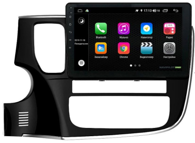 Штатное головное устройство Mitsubishi Outlander (2012-) 10 дюймов на Android 10 NaviPilot NPD10L-WTG-M1006-10