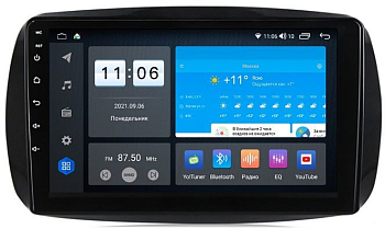 Штатная магнитола VOMI ZX460R9-7862-LTE-4-64 для Smart Forfour W453 07.2014+, Fortwo C453 3-поколение 06.2014+ на Android 10