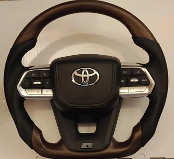 Руль с подогревом для Toyota Land Cruiser 200 2007-2015 Carmedia TY-WH-LC300H-02 Руль с подогревом для Toyota Land Cruiser 200 2007-2015 Carmedia TY-WH-LC300H-02