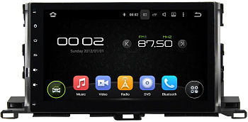 Штатная автомагнитола Android 10 Carmedia KD-1036-P30 для Toyota Highlander 2014+ U50