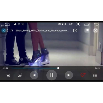 Штатная магнитола для Toyota Fortuner, Hulix 2008-2014 года (климат и кондиционер) LeTrun 2754-3066 9 дюймов KD 2+32 Gb MTK-L Android 9.x DSP