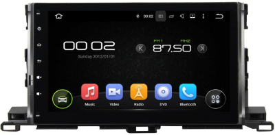 Штатная автомагнитола Android 10 Carmedia KD-1036-P30 для Toyota Highlander 2014+ U50