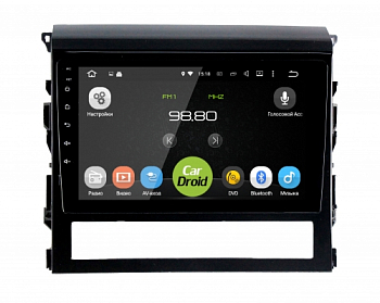 Штатная магнитола CarDroid RD-1113F для Toyota Land Cruiser 200 2015+ (Android 10)