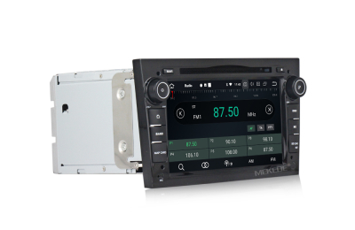 Штатное головное устройство OPEL Astra H, Vectra С, Corsa D, Antara, Vivaro, Meriva, Zafira (черный лак) на Android 10 Carmedia MKD-7408-P5-b