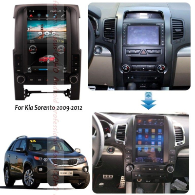Штатное головное устройство Tesla для KIA Sorento XM 2009–2012 (дорестайл) на Android 10 Carmedia NH-K1008