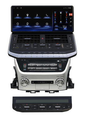 Штатная магнитола для Toyota Land Cruiser 200 10.2015+ low на Android 10 - Carmedia NH-T1603