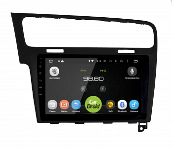 Штатная магнитола CarDroid RD-3715FB для Volkswagen Golf 7 (Android 10) Черный