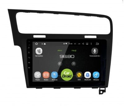 Штатная магнитола CarDroid RD-3715FB для Volkswagen Golf 7 (Android 10) Черный