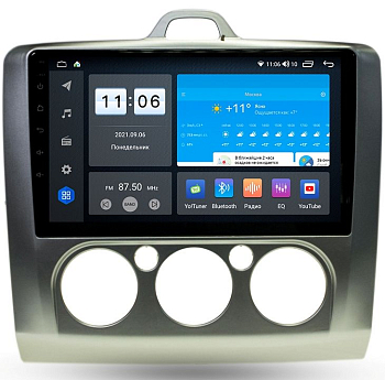 Штатная магнитола VOMI ZX302R9-7862-LTE для Ford Focus 2 (кондиционер) 2004-2011 на Android 10