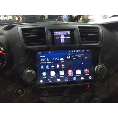 Автомагнитола на Android 8.1.0 IQ NAVI T58-2915 Toyota Highlander II (XU40) (2007-2014)