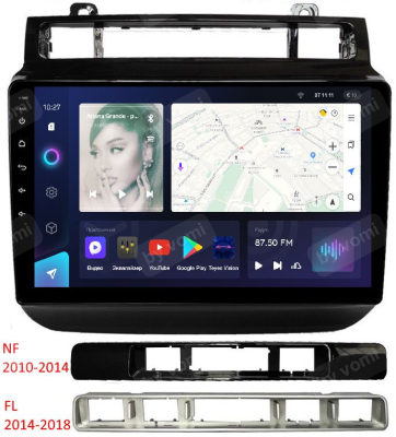 Штатная магнитола TEYES CC3L/CC3/CC3 2K для Volkswagen Touareg 2 NF 02.2010-12.2014, Touareg 2 рестайлинг FL 10.2014-07.2018 на Android 10 TEYES-CC3-495R9