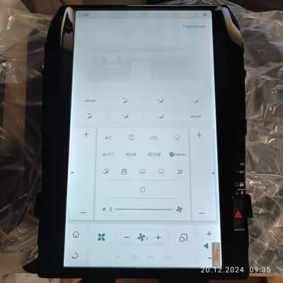 Магнитола Tesla для Toyota Land Cruiser 200 2007-2015 на Android 11 Carmedia ZF-1816H-Q6