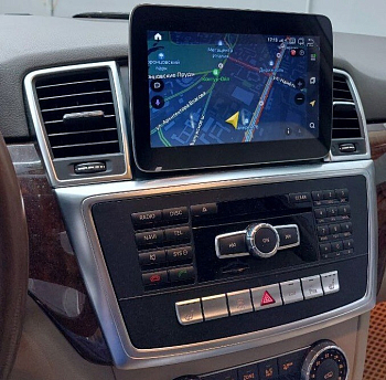 Монитор 9" для Mercedes-Benz ML (W166), GL (X166) 2011-2015 NTG 4.5/4.7 на Android 12, 4G, Carplay - Parafar PF8115A12ML/GL98/128