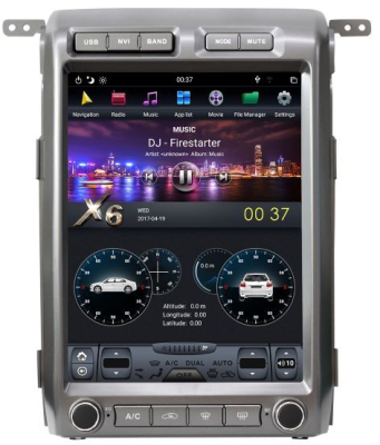 Магнитола Tesla для FORD F150 2009-2014 на Android 9.0 Carmedia ZF-1307A-DSP