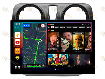 Штатная магнитола Renault Dokker 2012-2020 на Android 10, DSP, 4G, IPS, Carplay - Cardrox CD-4749-13 (11-13 дюймов)