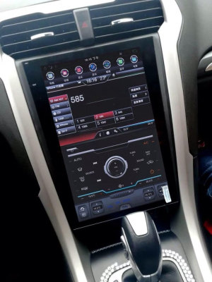 Магнитола Tesla для Ford Mondeo 5 2015+ top level на Android 9.0 Carmedia ZF-1201-S3-DSP