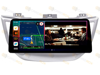 Штатная магнитола Hyundai Tucson 2016-2018 серебро на Android 10, DSP, 4G, IPS, Carplay - Cardrox CD-4030-12-G (12 дюймов)