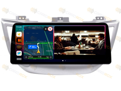 Штатная магнитола Hyundai Tucson 2016-2018 серебро на Android 10, DSP, 4G, IPS, Carplay - Cardrox CD-4030-12-G (12 дюймов)