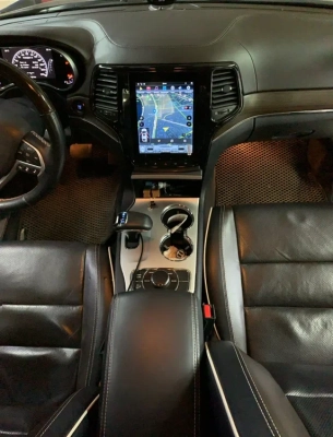 Магнитола Tesla для Jeep Grand Cherokee 2013+ черная на Android 11 Carmedia ZF-1217B-Q6