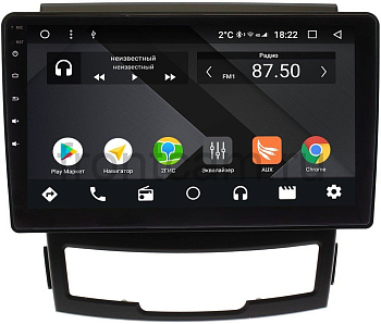 Штатная магнитола SsangYong Actyon II 2010-2013 OEM PX9184-4/32 на Android 10 (PX6, IPS, 4/32GB)