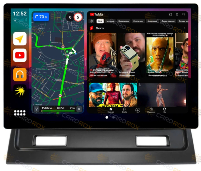 Штатная магнитола Mitsubishi Galant 9 2004-2008 (для авто без усилителя Рокфорд) на Android 10, DSP, 4G, IPS, Carplay - Cardrox CD-4861-13 (11-13 дюймов)