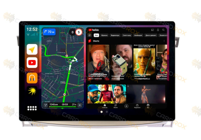 Штатная магнитола Toyota Land Cruiser 100 2003-2007 (для авто без большого экрана) на Android 10, DSP, 4G, IPS, Carplay - Cardrox CD-4065-13 (11-13 дюймов)