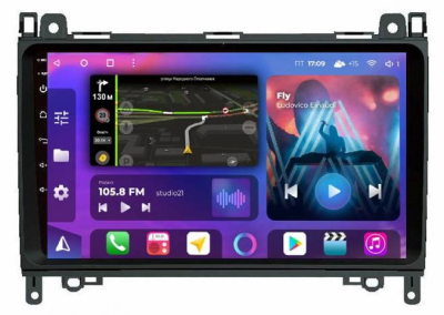 Штатная магнитола для Mercedes Viano/Vito W639, Vito W447, A класс W169, B класс W245, Sprinter W906, VW Crafter на Android 13, QLED/2K, 4G - FarCar S500 Plus (068M)