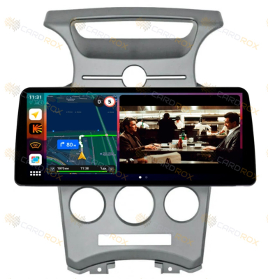 Штатная магнитола Kia Carens 2006-2012, кондиционер на Android 10, DSP, 4G, IPS, Carplay - Cardrox CD-4917-12 (12 дюймов)