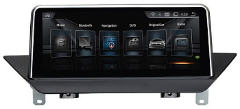 Штатная автомагнитола BMW X1 2009-2015 E84 (комплектации без оригинального экрана, джойстик в комплекте) Carmedia XN-B1007Q Android 10