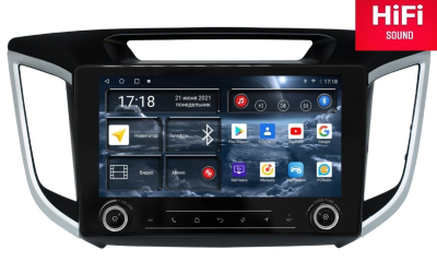 Автомагнитола штатная Redpower K75025 на Android 10 для для Hyundai Creta 1-поколение, GS (06.2015-09.2021)