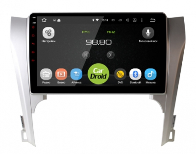 Штатная магнитола CarDroid RD-1118F для Toyota Camry v50 (Android 10)