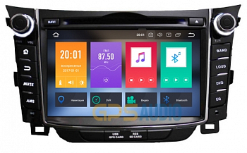 Штатное головное устройство для HYUNDAI i30 2012+ на Android 8.0 Carmedia KDO-7028