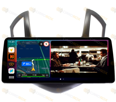 Штатная магнитола Chevrolet Cruze 2013-2015 черный матовый на Android 10, DSP, 4G, IPS, Carplay - Cardrox CD-4175-12-B (12 дюймов)