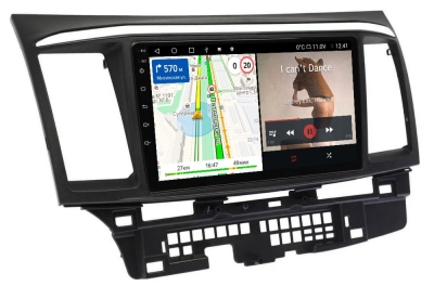 Штатная магнитола Mitsubishi Lancer X 2007-2015 (9 дюймов) на Android 11 - Cardrox CD-4625M