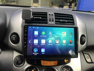 Автомагнитола штатная с 2K экраном RedPower 71018 Slim на Android 10 для Toyota RAV 4 III (XA30) 2006-2013