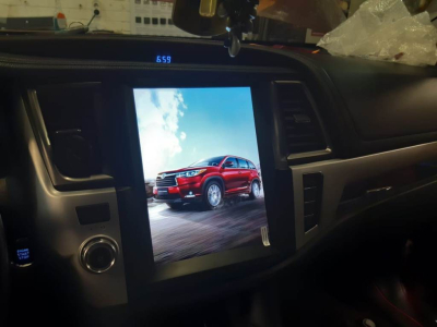 Магнитола Tesla для Toyota Highlander 2014+ U50 на Android 9.0 Carmedia ZF-1207-DSP