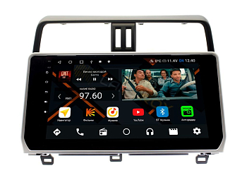 Штатная магнитола Toyota Prado 150 2018-2023 (для авто без круга) на Android 11, DSP, 4G, IPS / QLED 2K, Carplay - Cardrox CD-4096 Штатная магнитола Toyota Prado 150 2018-2023 (для авто без круга) на Android 11, DSP, 4G, IPS / QLED 2K, Carplay - Cardrox CD-4096